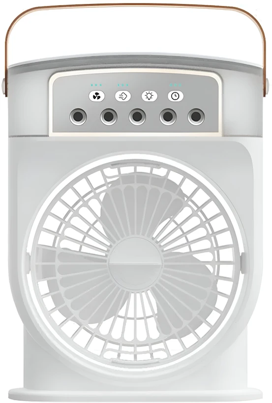 پنکه شارژی همراه با مه پاش باطری دار مدل Mini Portable Cooling Fan