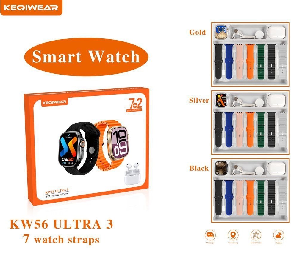 ساعت هوشمند کیوکیویر مدل KW56 Ultra3
